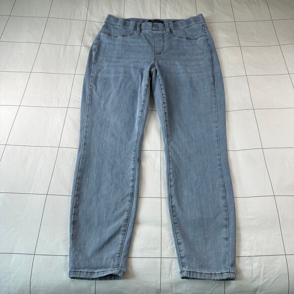 Judy Blue Jeggings Womens 14W Blue Lincoln Mid Rise Pull On Skinny Fit Denim - Picture 1 of 12
